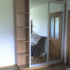 <em><b>Основа: </b></em>ДСП Kronospan.<br><em><b>Фасады: </b></em>Зеркало, раздвижная система Astin.<br><em><b>Фурнитура: </b></em>Blum, ДС.